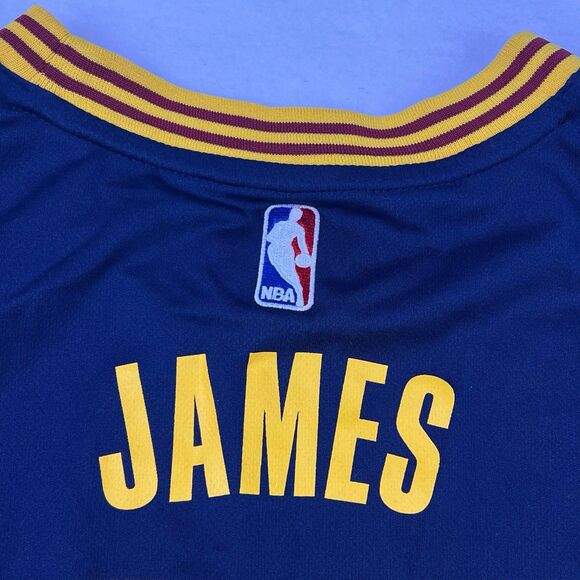 Adidas NBA 2016 Cleveland Cavaliers Cavs LeBron James Jersey Youth Kids Size L - Picture 7 of 15